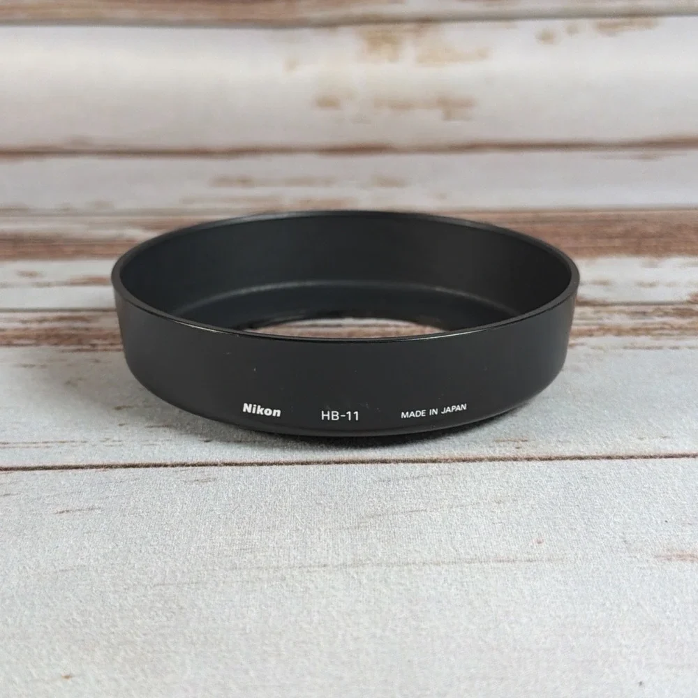 Genuine Nikon HB-11 Bayonet Lens Hood Made in Japan 72mm Thread Lenses Tested